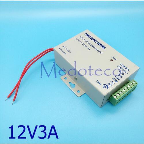 Special Cost DC 12V3A New Door Access Control system Switch Power Supply 12V/DC 110~260V/AC Access Control Power Supply
