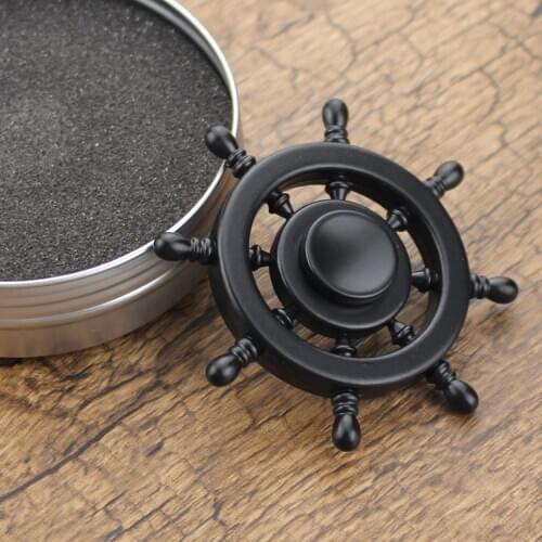 Fidget Spinner Finger Spinner Hand Spinner Brass Spiner Comes With Metal Box Rudder Anti Relieve Stress Toys