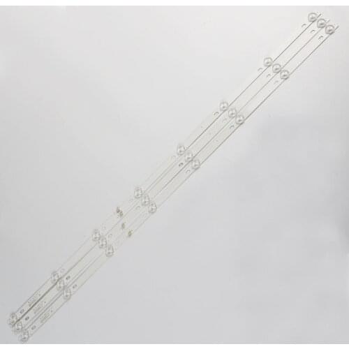 LED backlight strip for JS-D-JP43DM-A81EC JS-D-JP43DM-B82EC (80227) E43DM1000 MCPCB 3pcs/set 828MM 8LED(6v)
