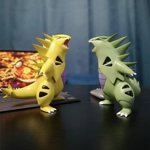 TAKARA TOMY 20cm Tyranitar Pokemon Anime Actie Toy Figures Model Toys for Children POKEMON Model Toys