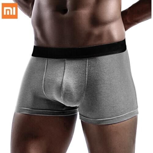 4pcs/lot Xiaomi Men Boxer Shorts Underpants Mens Panties Soft Breathable Cotton Underwear Set Boxershorts For Male Sexy Panties