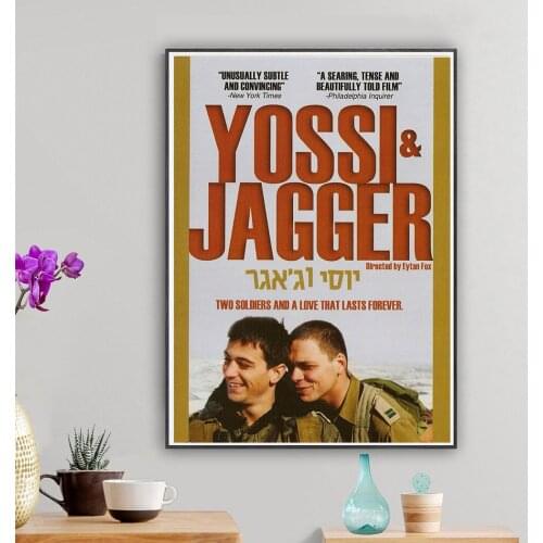 Yossi & Jagger Eytan Fox Israeli Israel Movie Film Decorative Poster Wall Art Canvas Sticker Home Decor