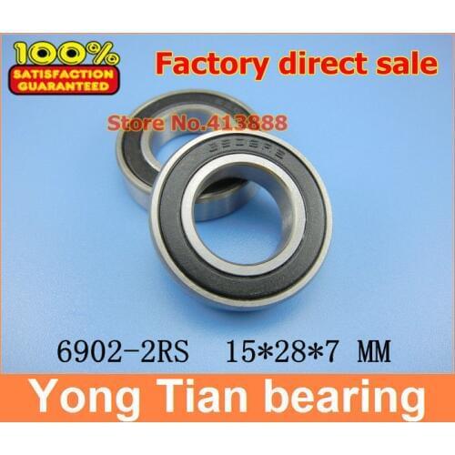 1pcs) SUS440C environmental corrosion resistant stainless steel bearings (Rubber seal cover) S6902-2RS 15*28*7 mm