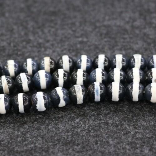 10mm 38pcs/lot, TOP Quality ! Dark Blue Handmade Loose Spacer Round Stone Beads Bracelet DIY Jewelry Making