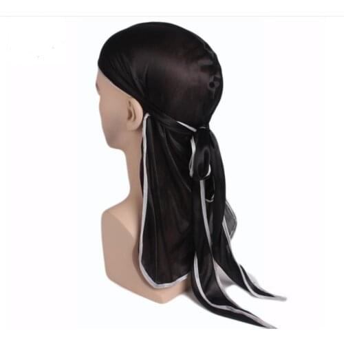 500pcs/lot new fashion skull durag Bandanna Cap/doo rag Scarf Head Rap Tie Down Band Biker Cap