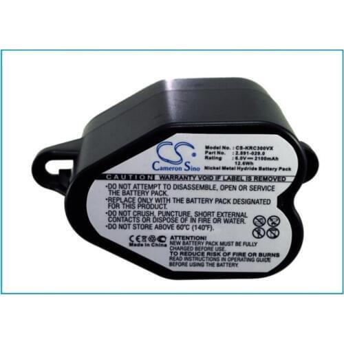 Cameron Sino 2100mAh battery for KARCHER Karcher RC3000 2.891-029.0 for ROBOCLEANER RC3000 2.891-029.0 for SIEMENS VSR8000