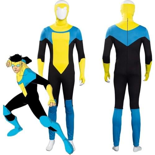 Anime Invincible-Mark Grayson Cosplay Costume Halloween Carnival Suit