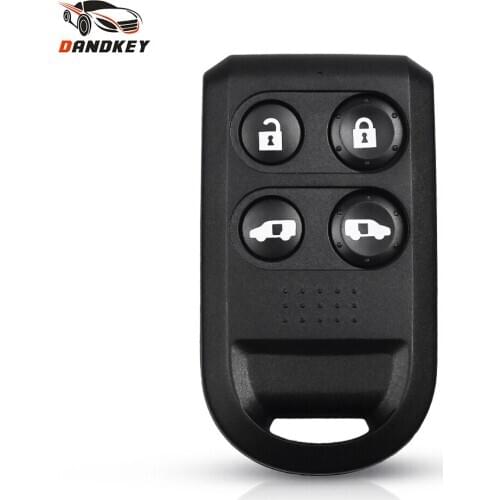 Dandkey Car Remote Key Case Shell Fob Cover For Honda Odyssey Accessories Replacement 4 Button Keyless Entry Car Key Car-styling