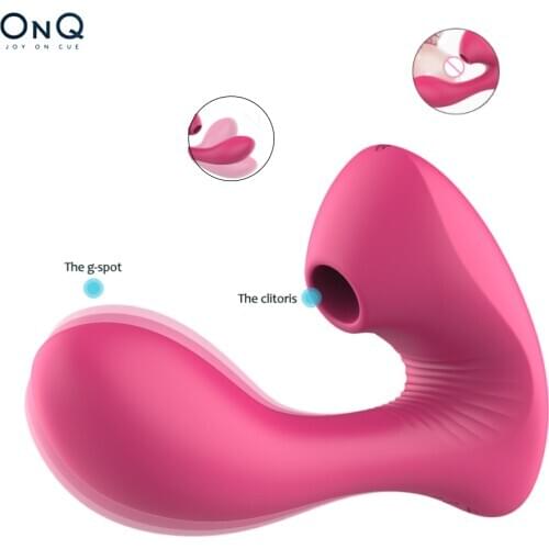Clitoral Sucking G Spot Dildo Vibrator with 10 Powerful Modes Clit Sucker Rechargeable Clitoris Stimulator Sex Toys for Women