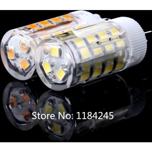 Hot sale ceramic g4 led 5w 51 LED 2835 SMD warm white pure white AC 220V G4 mini led bulbs with 5pcs/lot free shipping