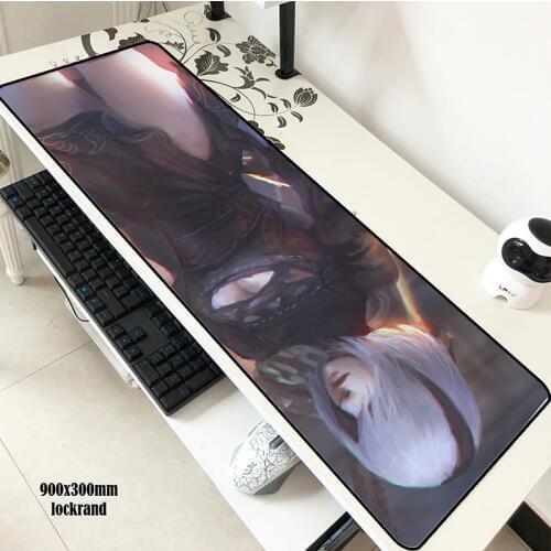 NieR Automata mouse pad 900x300mm pad to mouse long notbook computer mousepad Fashion gaming padmouse gamer keyboard mouse mats