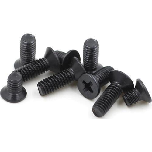 M5 M6 M8 Phillips Countersunk Head Screws Alloy Steel Flat Cross Bolt Screw Black 8mm-50mm Length