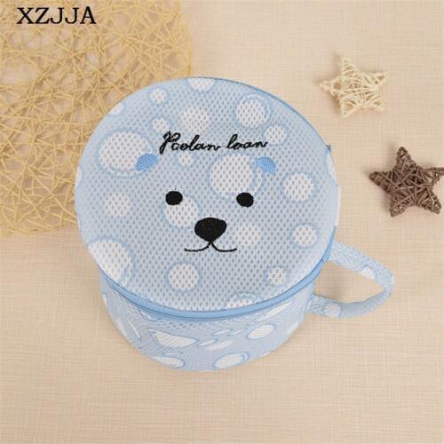 XZJJA Cute B Laundry Bags Clothing Underwear Bra Socks Washing Pouch Washing Machine Mesh Bag Zipper Protector Net Case