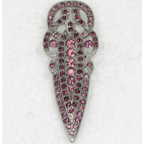 Fashion brooch Purple Rhinestone Archaize Pin brooches C805 D