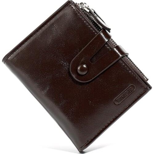 PU Leather Mens Wallets Drivers license Cards Holder Vintage Purse Cards Organizer Small Clutch Wallet