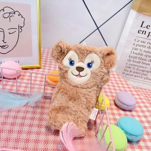 Duffy Bear New Friend Duffy Bear Cartoon Wallet Plush Doll Bag Mobile Phone Ornaments Coin Purse Ornaments
