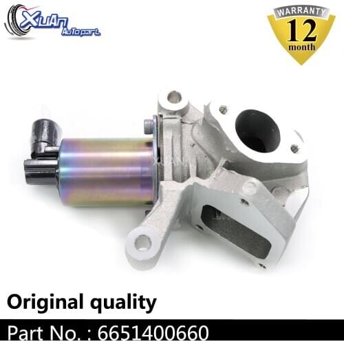 XUAN Actuator Exhaust Gas Recirculation EGR Valve 6651400660 For SSANGYONG ACTYON SPORTS I 2005 2006 6651400560