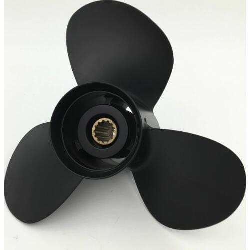10 7/8x11 for Nissan propellers 35hp 50hp outboard propellers aluminium boat accessories marine propellers 13 tooth spline