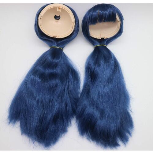 RBL-doll scalp (sutiable for blyth) blue hair