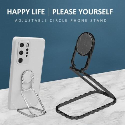 Foldable Ipad Holder Stand Phone Holder Ring Grip Adjustable Circle Phone Stand Metal Desktop Tablet Holder Ipad Car Holder