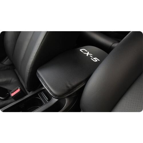 Stylish and soft Pu Leather Car Armrest Storage Protection Cushion For Mazda Cx5
