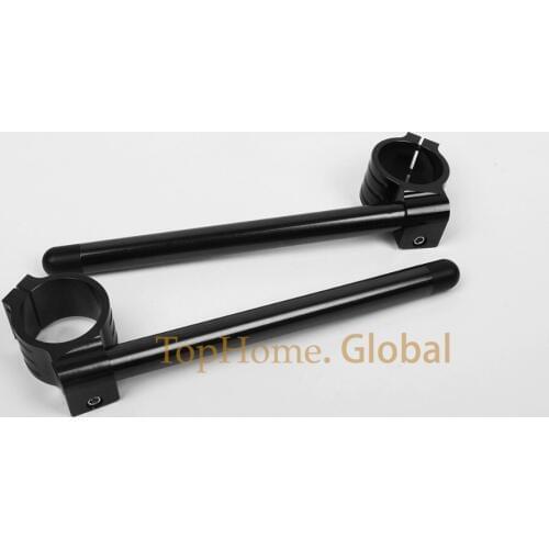 35mm Black Regular Clip-ons CNC Motorcycle Universal Clip On handlebars Fork Handle Bars