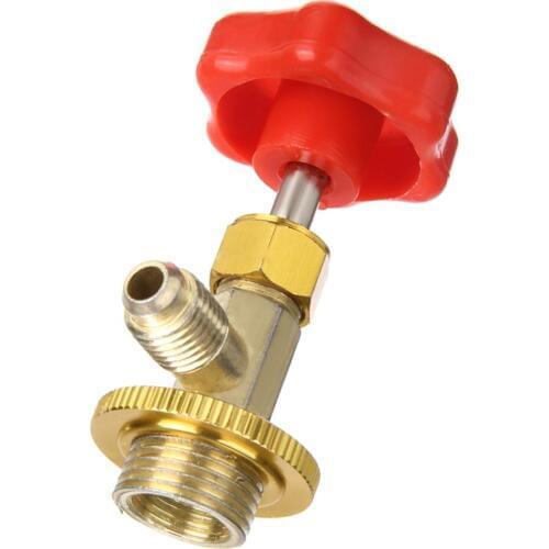 1PC SAE Auto AC Can Tap Valve Bottle Opener R134a M14 / 1/4" Leak-proof Switch For Car Air Conditioning Refrigerant Open