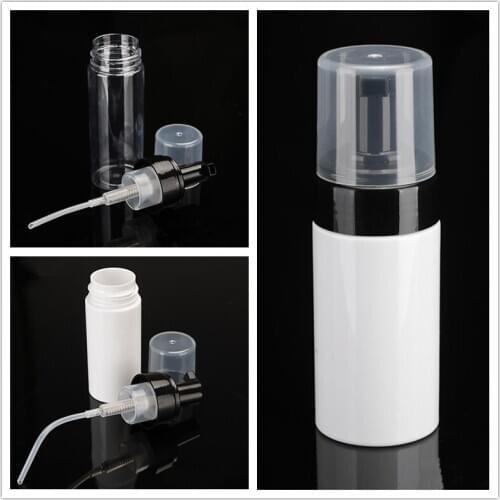 12pcs 100ml Portable Travel Foaming Bottle Dispenser Suds Soap Foam Pump Bottles Plastic Convenient Cosmetic Containers