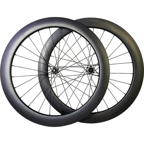 Light 700c 60x25mm Clincher carbon rim disc brake 25mm width 3k matte 24H TB2015 spokes D411CB D412CB center Lock hub Shiman 11s