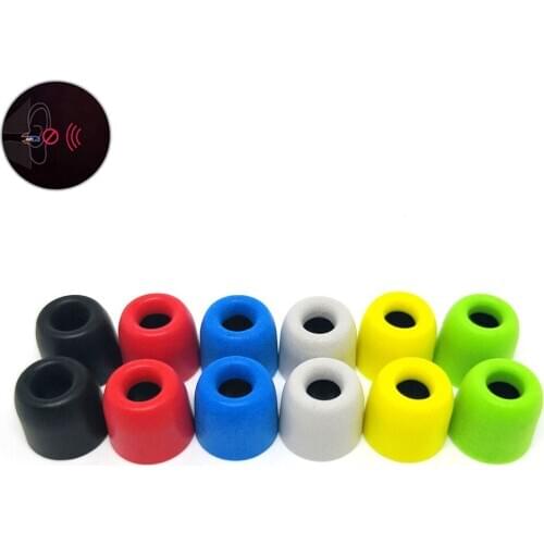 2 pcs/1pair ANJIRUI T400 memory foam eartips small 4.9mm Caliber Ear Pads T400 for ear Headphones tips sponge ear cotton