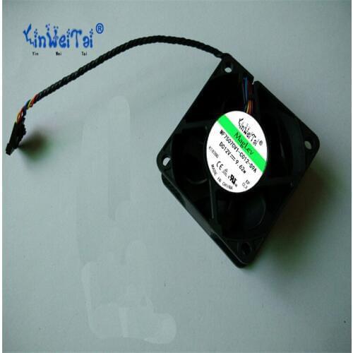 2pcs fan for PVA060G12M 60F1D X2JYK 12V 0.22A 4-wire 5-pin DELL Precision T7600 60mm 60x60x25mm Server Square Cooling Fan