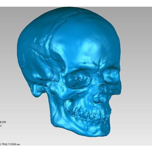 3D model for cnc 3D carved figure sculpture machine in STL file format Skull Head