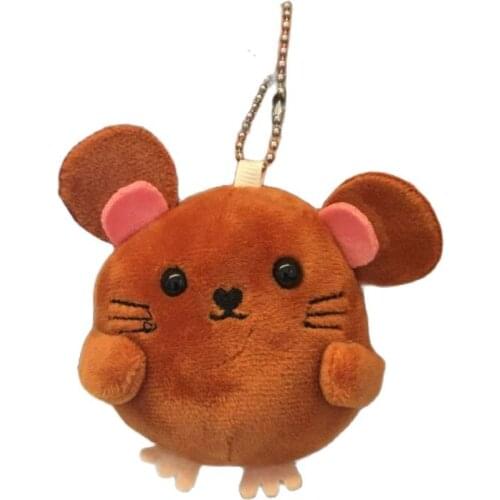 8CM New Designs Mouse Animal Stuffed Plush Toys Key chain Plush Toy Dolls