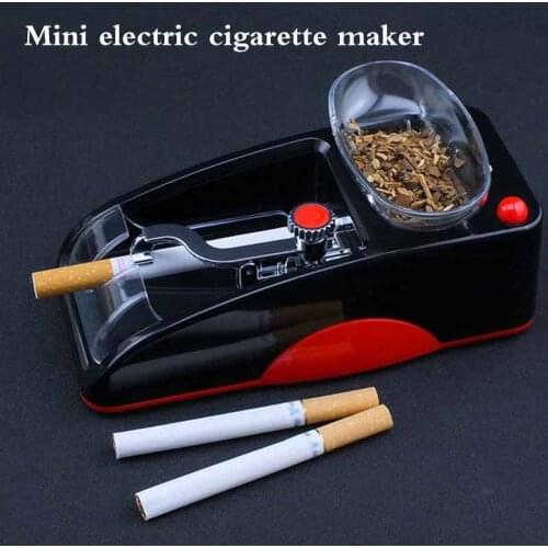Automatic Cigarette Rolling Machine Electric Tobacco Injector Maker Roller Cigarette DIY Smoking Tool EU Plug Drop Shipping