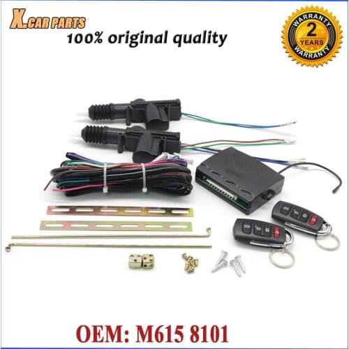 Car 24V Universal Remote Control Vehicle Keyless Entry System M615 8101 For Truck 2 Doors Central Door Lock Locking Alarm System