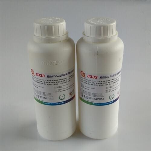 Free shipping 2pcs 8333 500ml touch screen OCA removing liquids Samsung / Mac repair liquid solution glue cleaning fluid