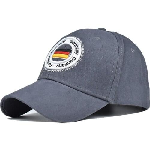 High quality baseball caps for mens/women Cotton German flag hat elastic stretch embroidery cap adult outside sport climing hats