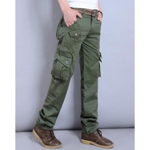 Tactical Pants Male Camo Jogger Casual Plus Size Cotton Trousers Multi Pocket Military Style Army Camouflage Mens Cargo Pants