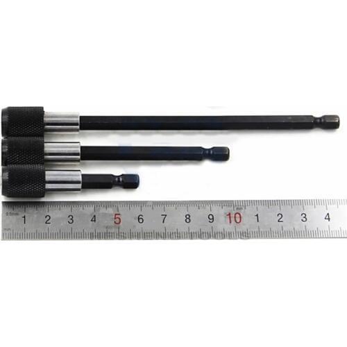 Quick release self locking lever hexagonal lengthening rod 60mm/100mm/150mm long DIY tool terminal NEW
