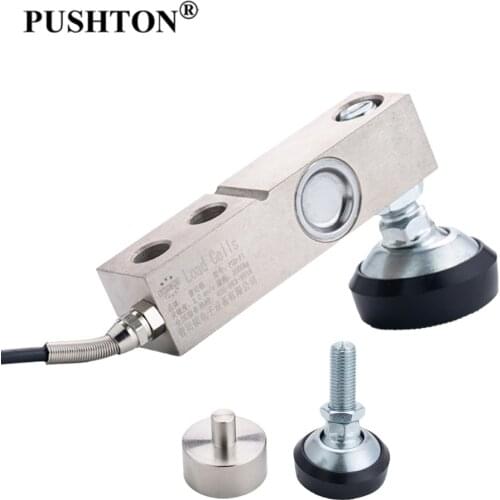 F1 Load Cells Weighing Sensor 2000KG 2ton Shear Beam Alloy Steel High Precision With Shielded Cable For Electronic Track Scale