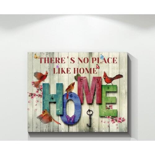 Rustic Bird Flower Painting Home Decor Wall Art Motivational Phrases Poster Inspiring Words Wall Canvas Painting Prints No Frame