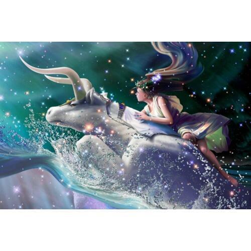Taurus The wooden puzzle 1000 pieces ersion jigsaw puzzle white card adult heart disease mental Relax 12 constellation toys