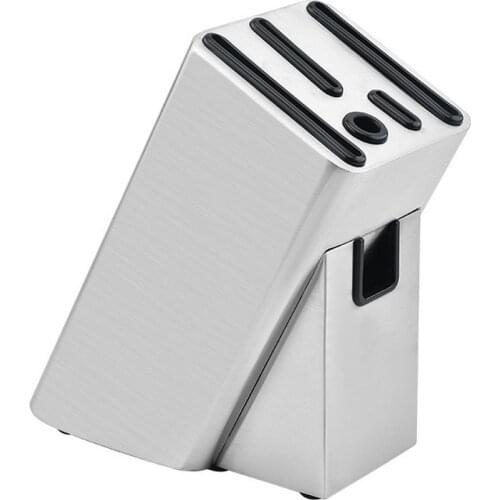 Stainless Steel Knife Holder Stand Multifunctional Tableware Kitchen Knives Storage Durable Kitchen Block Organizer Rack Tool