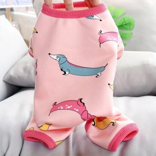 Cute Lovely Home Clothes Autumn Winter Milk Silk Jumpsuits Pet Teddy Cat Warm Dog Pullover Coat Puppy Clothing Chihuahua Yorkies