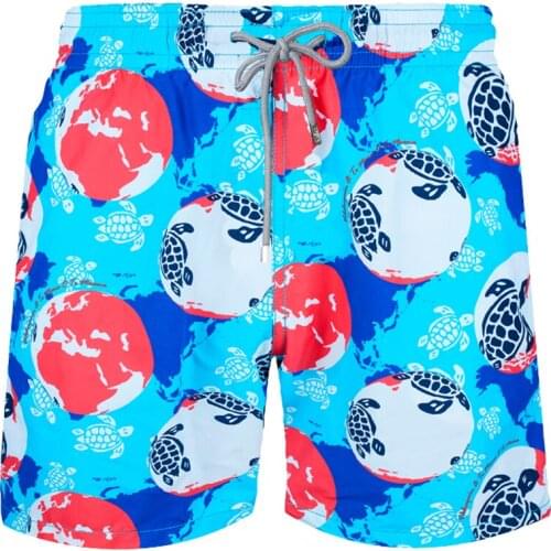 Vilebre MEN SWIMWEAR HERRINGBONES TURTLES Newest Summer Casual Shorts Men Fashion Style Mens Shorts bermuda beach Shorts quin570