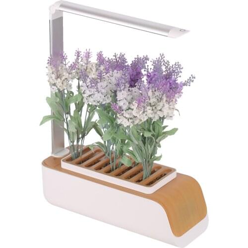 Indoor Herb Garden Kit Hydroponics Growing System Smart Planter Adjustable Temperature Display Automatic Timer Germination Kit