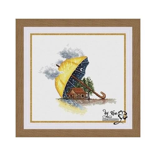 Stich Cross Stitch Kits The hut under the umbrella 35-33 Counted cross stitch Needlework Embroidery Cross-Stitching
