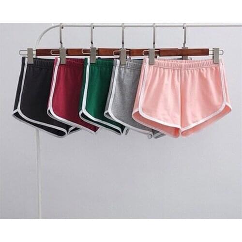 2021 Summer New Women Sports Shorts Yoga Short Pants Gym Workout Waistband Running Jogging Short