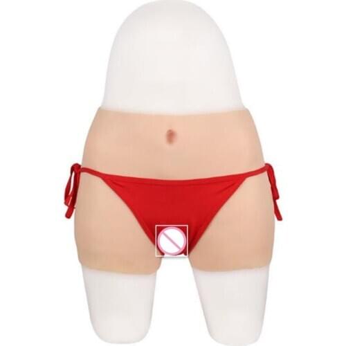 New Hot Silicone Realistic Increase Hip Boxer Crossdresser Enhancer Ass Pussy Underwear Shaper Hip Up Transgender Drag Queen