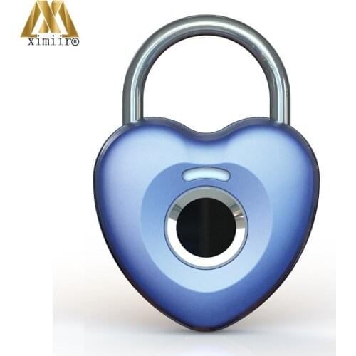 New Arrival Keyless USB Rechargeable Door Lock Smart Fingerprint Padlock Quick Unlock Anti-Theft For Cabinet Bag XM-A9001